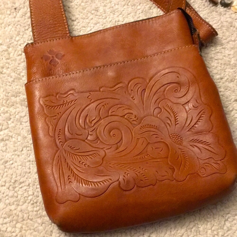Patricia Nash Leather crossbody bag.